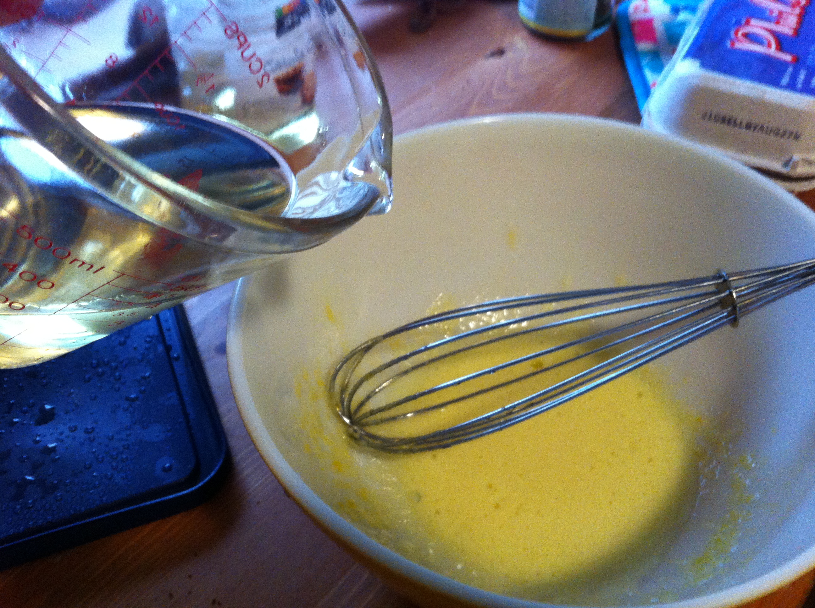 Making the mayo