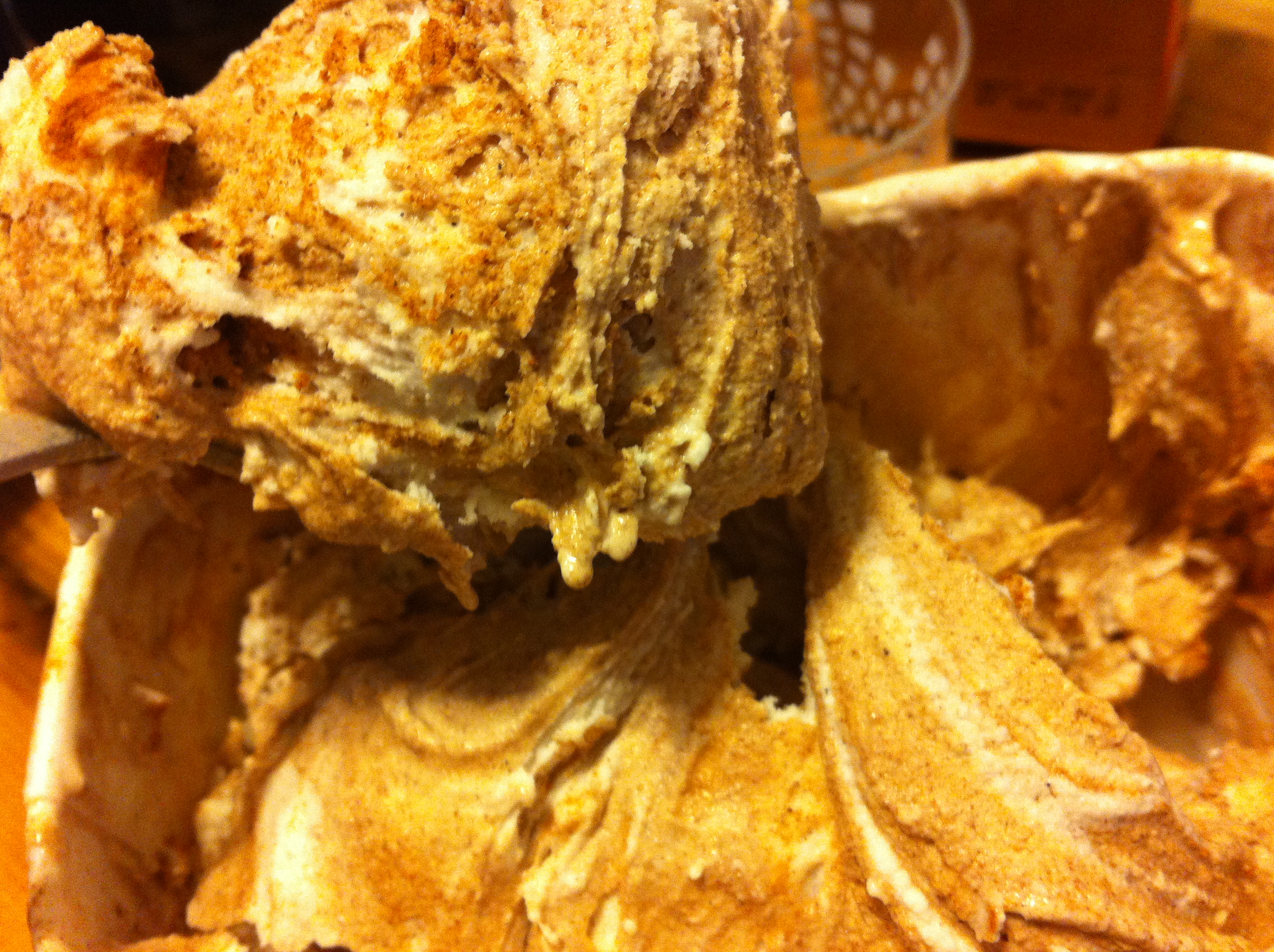 Marbled with cinnamon