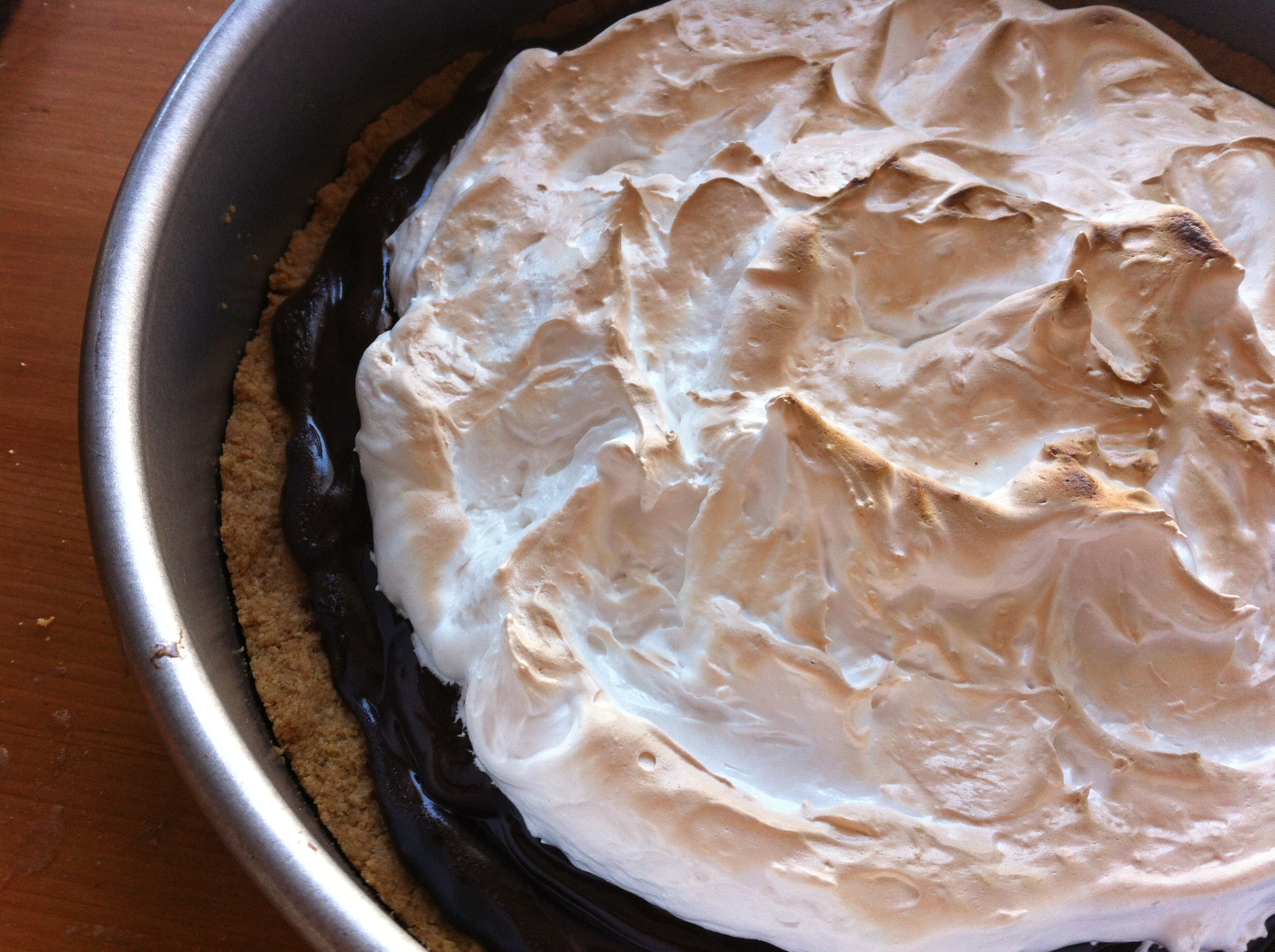 Baileys s'mores tart