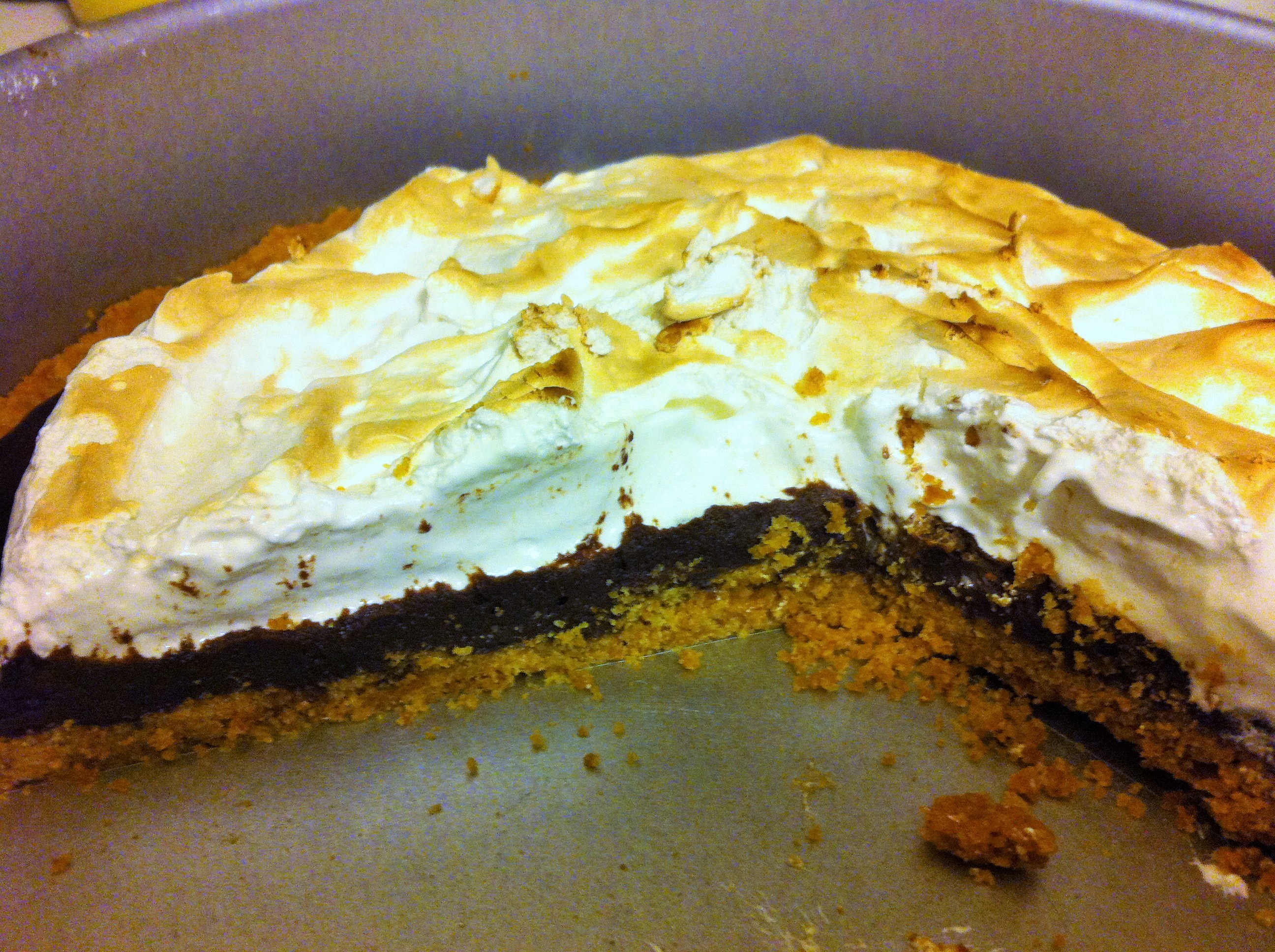 Baileys s'mores tart