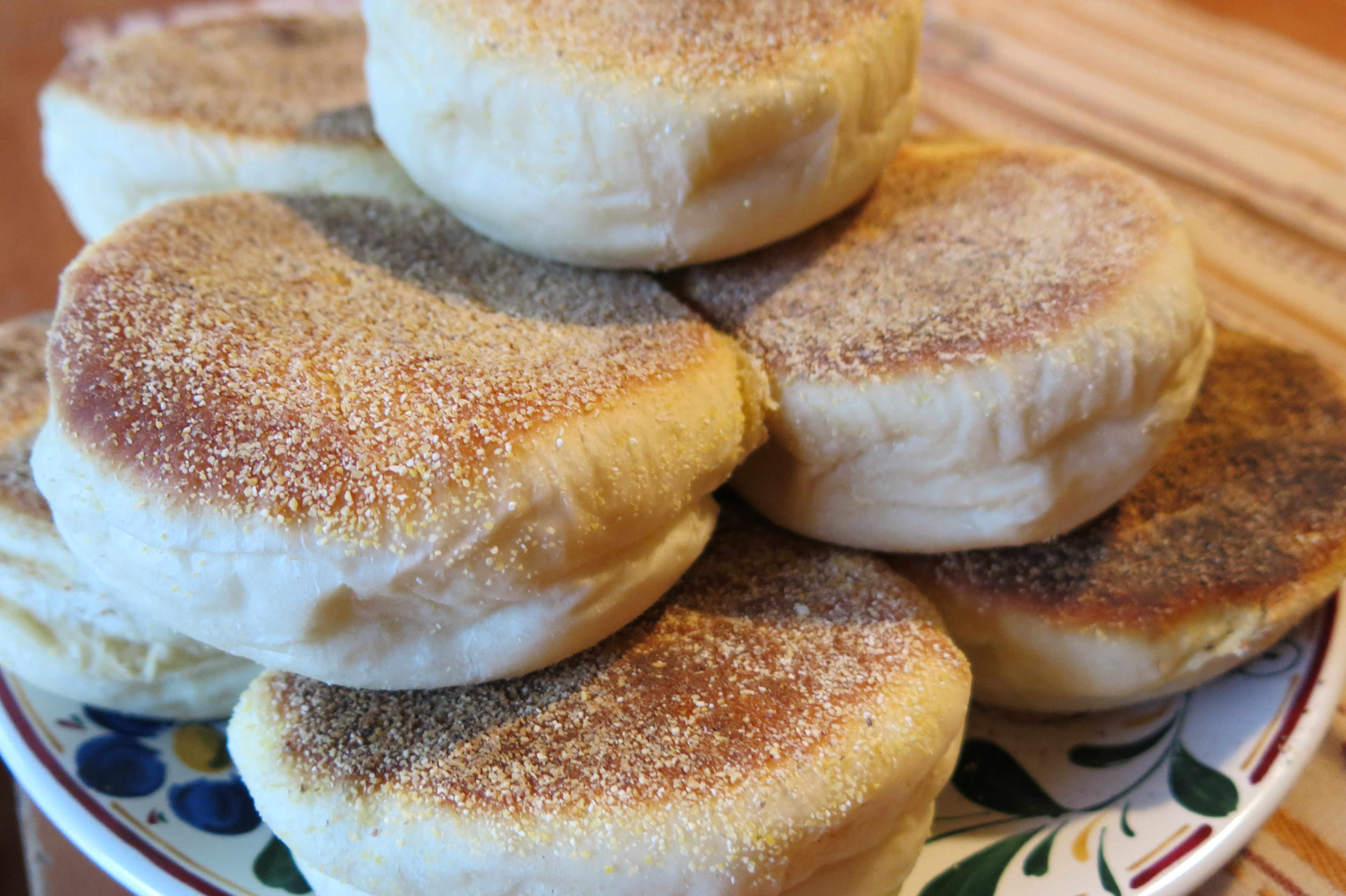 Homemade English muffins