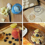 Peach-blueberry hand pies