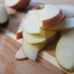 Squash, apple, and goat cheese salad