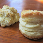 Biscuits: flaky vs. fluffy